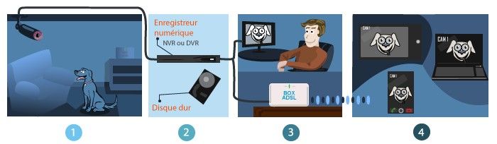 Fonctionnement d'un système Caméra Infrarouge